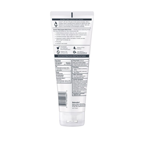 Eucerin Baby Eczema Relief Cream, 8 OZ