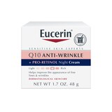 Eucerin Q10 Anti-Wrinkle Night Cream + Pro-Retinol, 1.7 OZ, thumbnail image