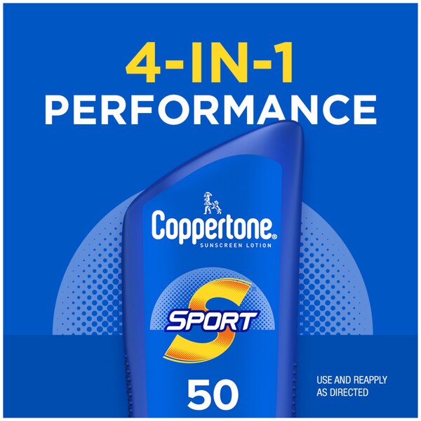 Coppertone SPORT Sunscreen Lotion Broad Spectrum, 7 OZ