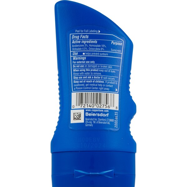 Coppertone Travel Size SPORT Sunscreen Lotion Broad Spectrum, 3 OZ