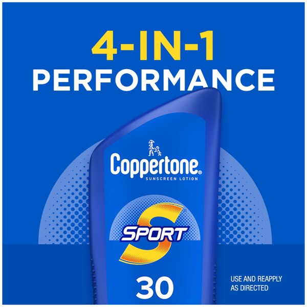 Coppertone SPORT Sunscreen Lotion Broad Spectrum, 7 OZ