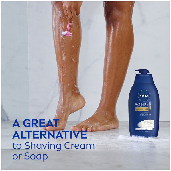 NIVEA Nourishing Body Wash, Nourishing Care, 30 oz