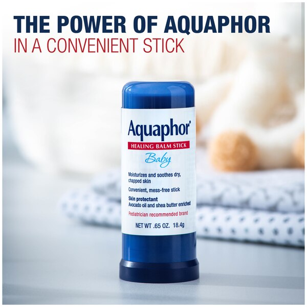 Aquaphor Baby Healing Balm Stick With Avocado Oil and Shea Butter, 0.65 OZ