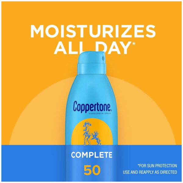 Coppertone Complete Sunscreen Spray, 5.5 OZ