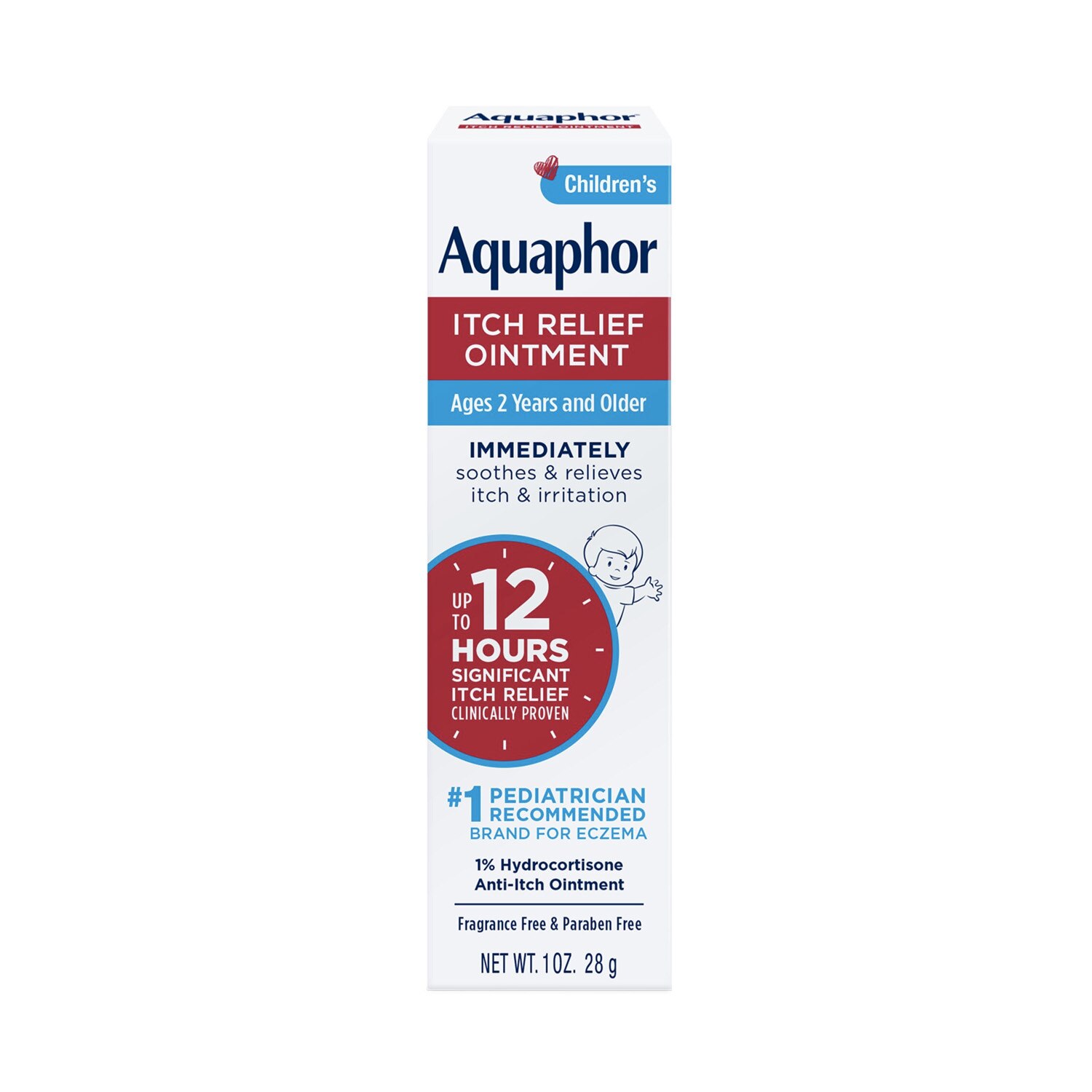 Aquaphor Children's Itch Relief Ointment, 1 Hydrocortisone AntiItch Ointment, 1 Oz Tube (FSA