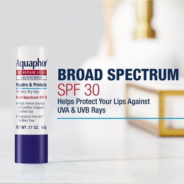 Aquaphor Lip Repair & Protect Lip Balm, 2 CT