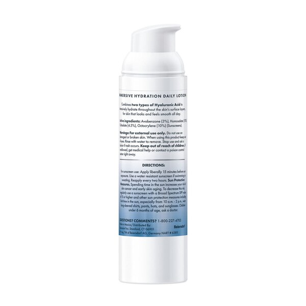 Eucerin Face Immersive Hydration Daily Lotion Broad Spectrum SPF 30 Sunscreen