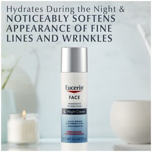 Eucerin Face Immersive Hydration Night Cream, 1.7 OZ