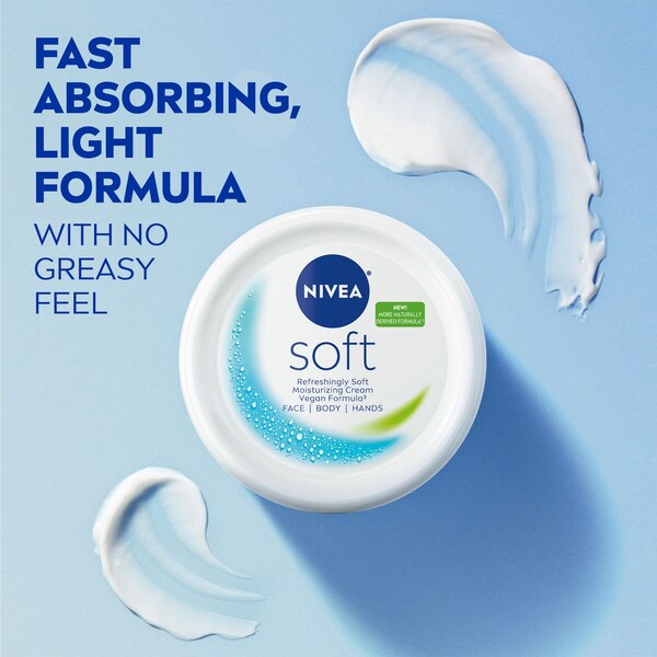 Nivea Soft Moisturizing Cream, 6.8 OZ