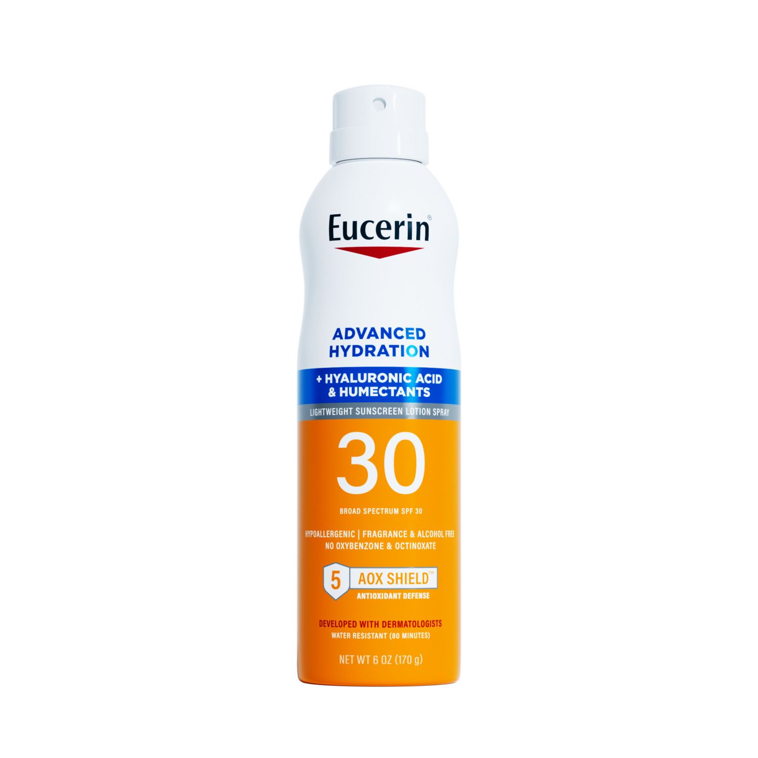 Eucerin Sun Advanced Hydration Sunscreen Spray, SPF 30