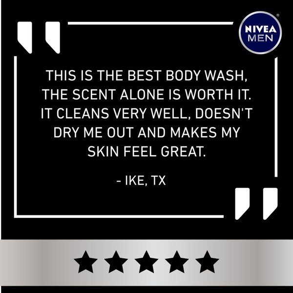 NIVEA Men’s Deep Active Clean Charcoal Body Wash