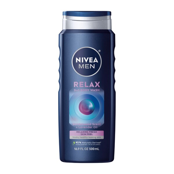 NIVEA Men’s Total Relax Body Wash, 16.9 OZ