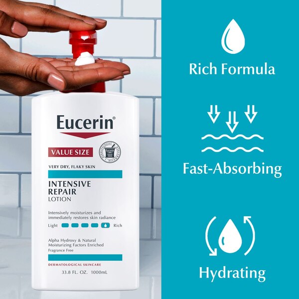 Eucerin Intensive Repair Lotion, 1L