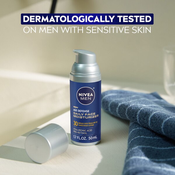 Nivea Men Age Defense Daily Face Moisturizer With SPF, 1.7 OZ