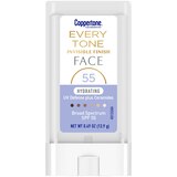 Coppertone Every Tone Invisible Finish Face, SPF 55 Hydrating UV Defense Stick, .49 oz, thumbnail image