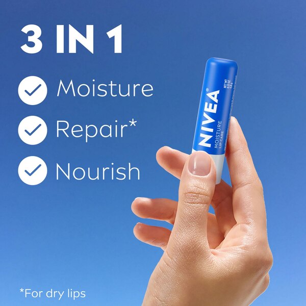 Nivea Lip Care, Moisture, 2 CT
