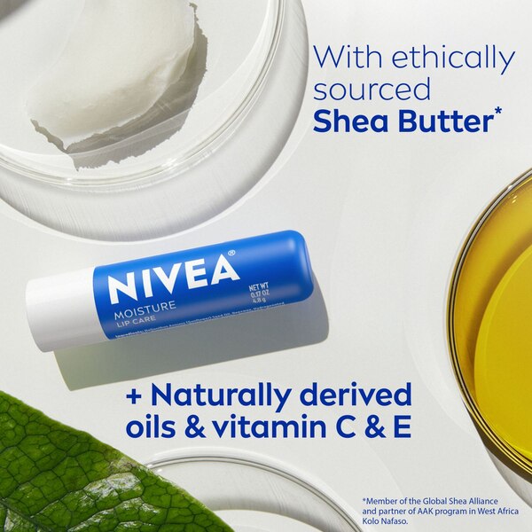 Nivea Lip Care, Moisture, 2 CT