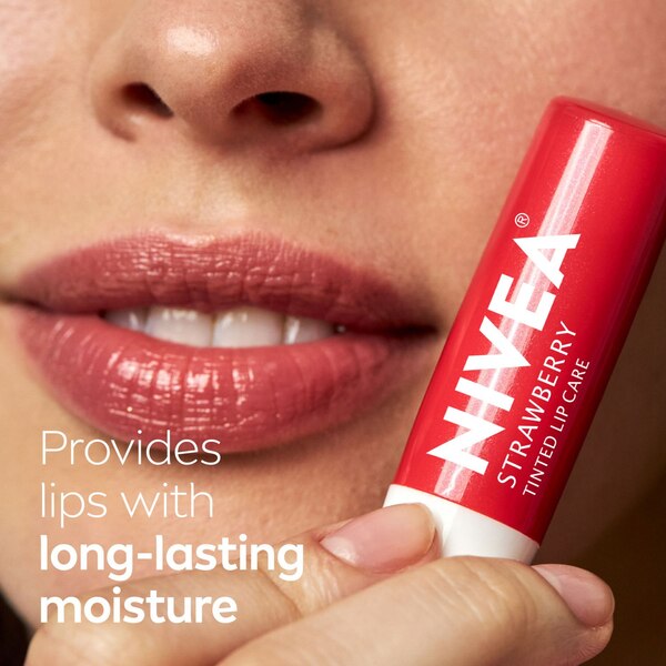 Nivea Lip Care Strawberry (Stick) 2-Pack 0.17oz