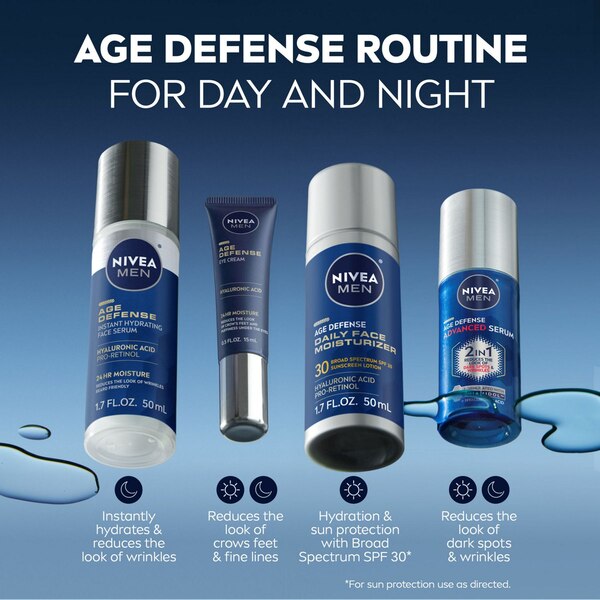 Nivea Men Age Defense Advanced Serum, 1 OZ