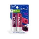 Nivea Lip Care, Berry and Cherry, 2 CT, thumbnail image