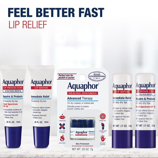 Aquaphor Lip Protectant with SPF 30, 0.35 OZ