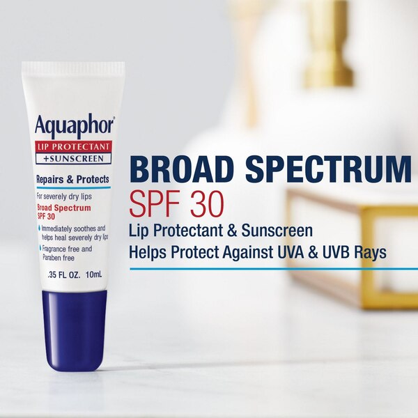 Aquaphor Lip Protectant with SPF 30, 0.35 OZ