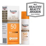 Eucerin Sun Tinted Age Defense SPF 50 Face Sunscreen Lotion, thumbnail image