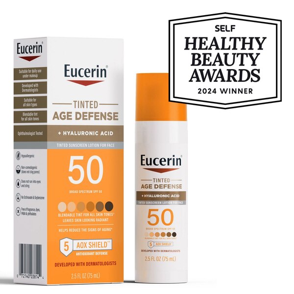 Eucerin Sun Tinted Age Defense SPF 50 Face Sunscreen Lotion