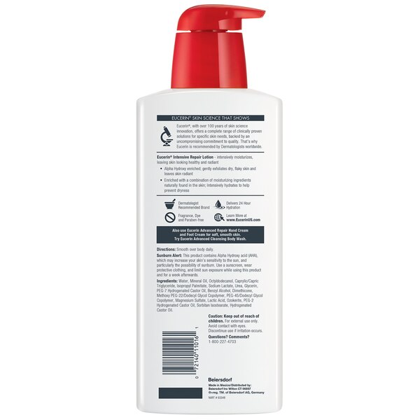 Eucerin Intensive Repair Very Dry Skin Lotion