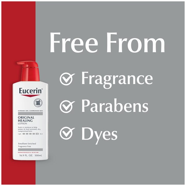 Eucerin Original Healing Rich Lotion, 16.9 OZ