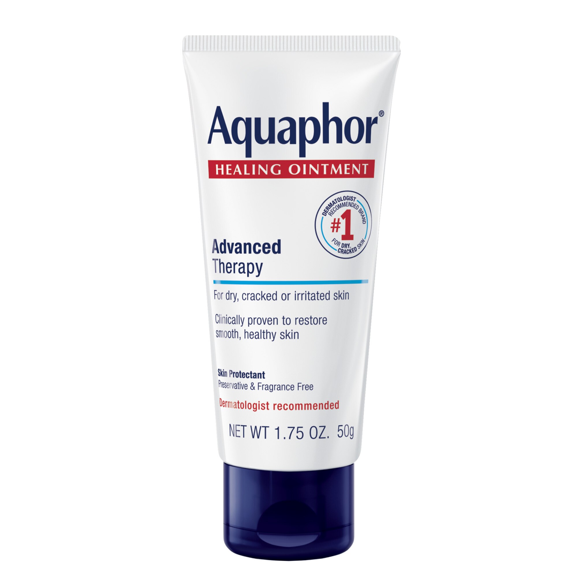 Aquaphor Advanced Therapy - Pomada cicatrizante y protectora, tubo de 1.75 oz