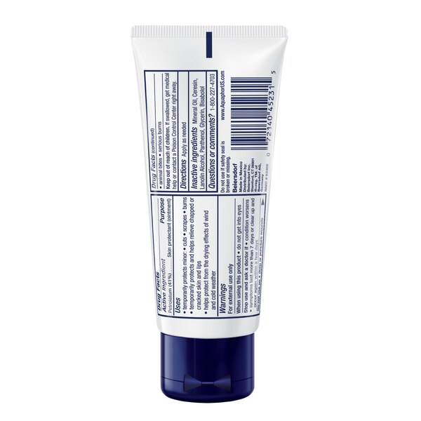 Aquaphor Advanced Therapy Healing Ointment Skin Protectant Tube, 1.75 OZ
