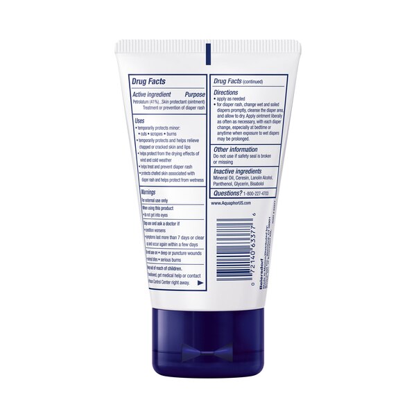 Aquaphor Baby Advanced Therapy Healing Ointment Skin Protectant