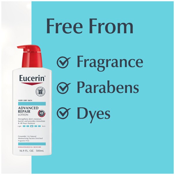 Eucerin Advanced Repair Body Lotion, 16.9 OZ