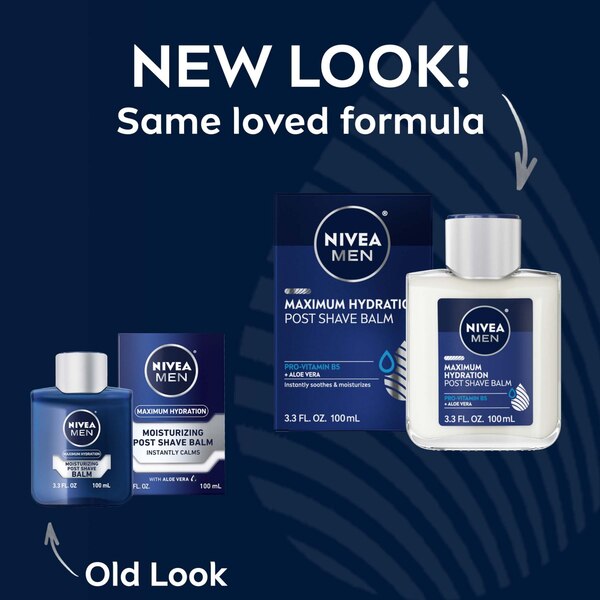 NIVEA Men Maximum Hydration Moisturizing Post Shave Balm, 3.3  OZ