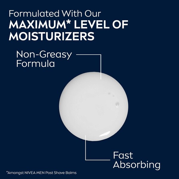 NIVEA Men Maximum Hydration Moisturizing Post Shave Balm, 3.3  OZ