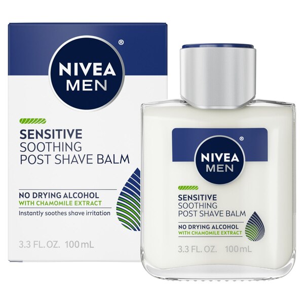 NIVEA Men Sensitive Soothing Post Shave Balm, 3.3 OZ