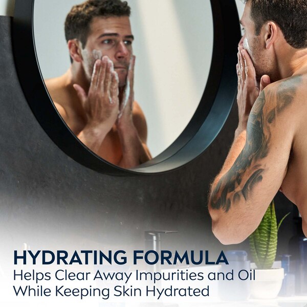 NIVEA Men Maximum Hydration Moisturizing Face Wash, 5 OZ