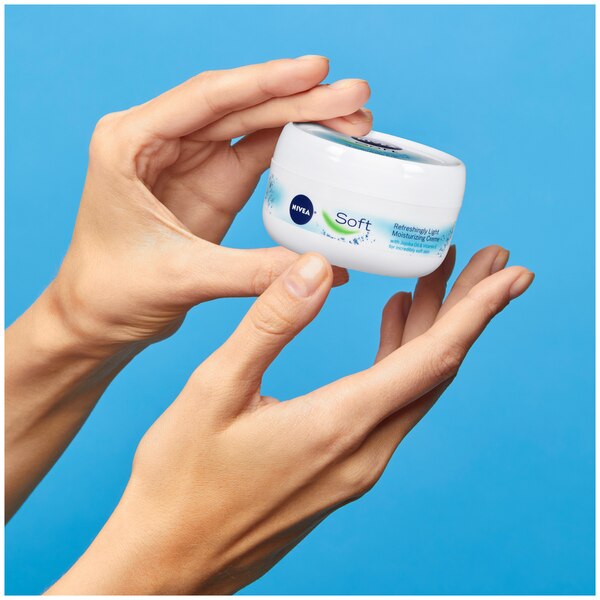 NIVEA Soft Moisturizing Creme Body, Face and Hand Cream, 6.8 OZ