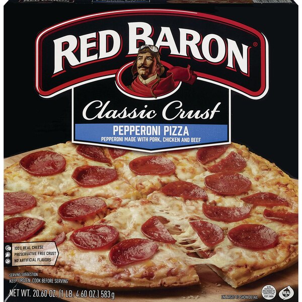Red Baron Classic Crust Pepperoni Pizza, 20.60 OZ