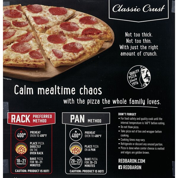 Red Baron Classic Crust Pepperoni Pizza, 20.60 OZ