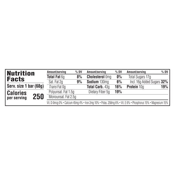 Clif Bar Energy Bar, 2.4 oz