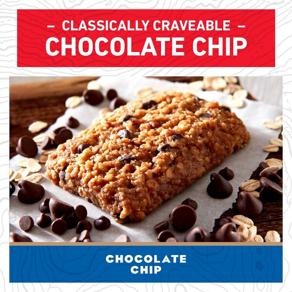 Clif Bar, Chocolate Chip, Energy Bar, Non-GMO, Plant Based Protein Bar, 5 ct, 2.4 oz
