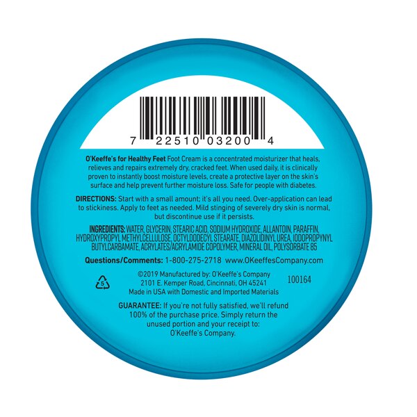 O'Keeffe's Healthy Feet Foot Cream, 2.7 OZ