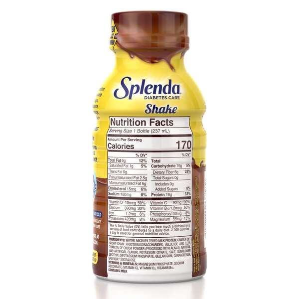 Splenda Diabetes Care Shakes, 8 OZ, 6 Pack