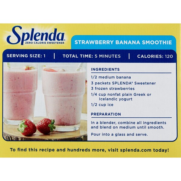 Splenda No Calorie Sweetener Packets, 100 ct, 3.5 oz