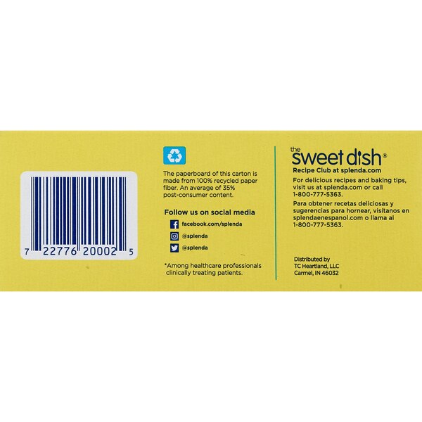 Splenda No Calorie Sweetener Packets, 100 ct, 3.5 oz