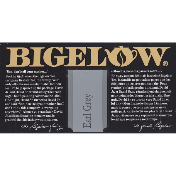 Bigelow Earl Grey Tea, 20 ct, 1.18 oz