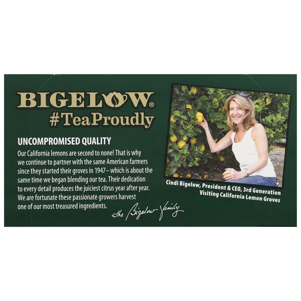Bigelow Green Tea with Lemon Tea Bags, 20 ct, 0.91 oz