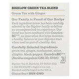 Bigelow Green Tea With Ginger Plus Probiotics, 18 CT, thumbnail image